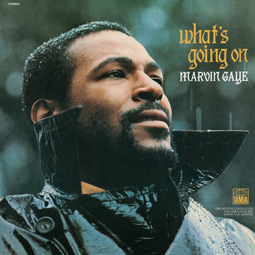 Crosley Record Storage Crate &  Marvin Gaye Whats Going On - Vinyl Album Bundle